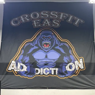 crossfit-addiction-gorilla-mesh-banner-51c94f
