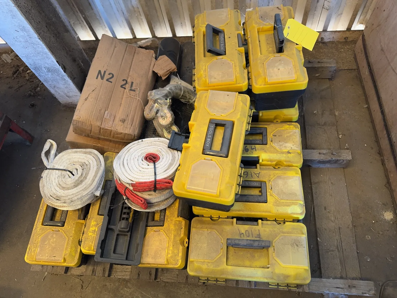 Contents OF Pallet Assorted Rigging Supply