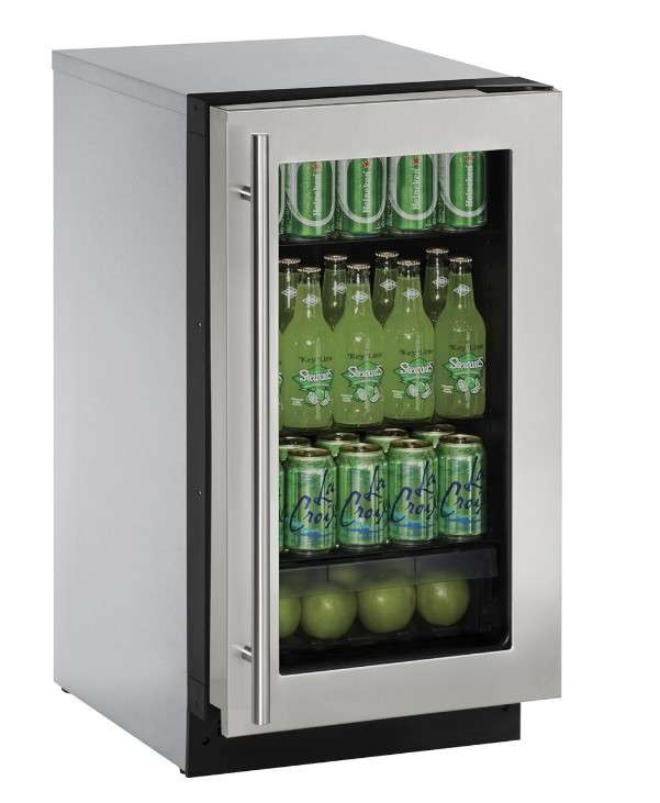 U Line 18 Built IN Glass Door Compact Refrigerator 2000 Series U 2218rgls 00b Retail Price 3249
