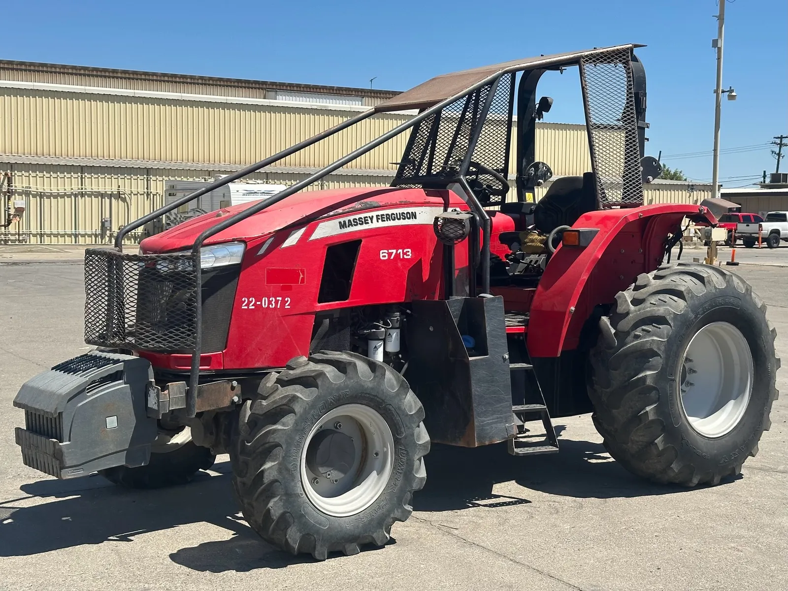 2021 Massey Ferguson 6713 125hp 4wd Utility Tractor