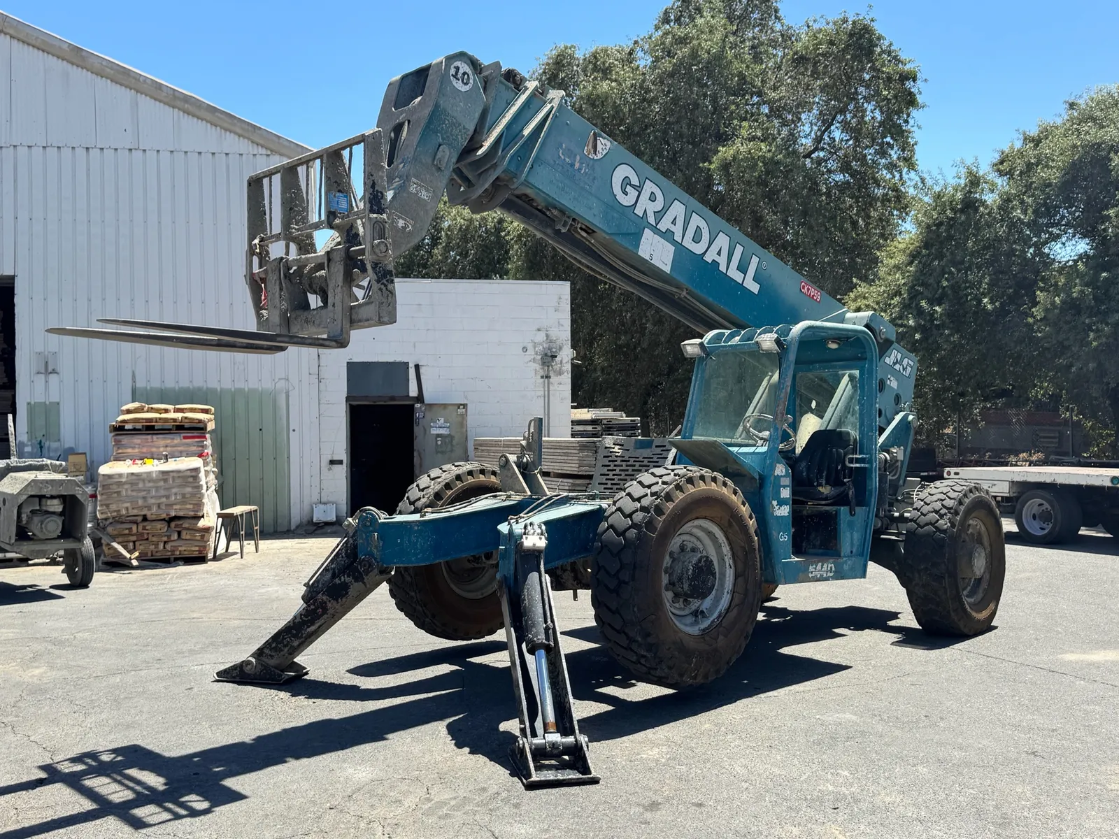 Gradall 544d 10 10000lb 55 Telescopic Telehandler