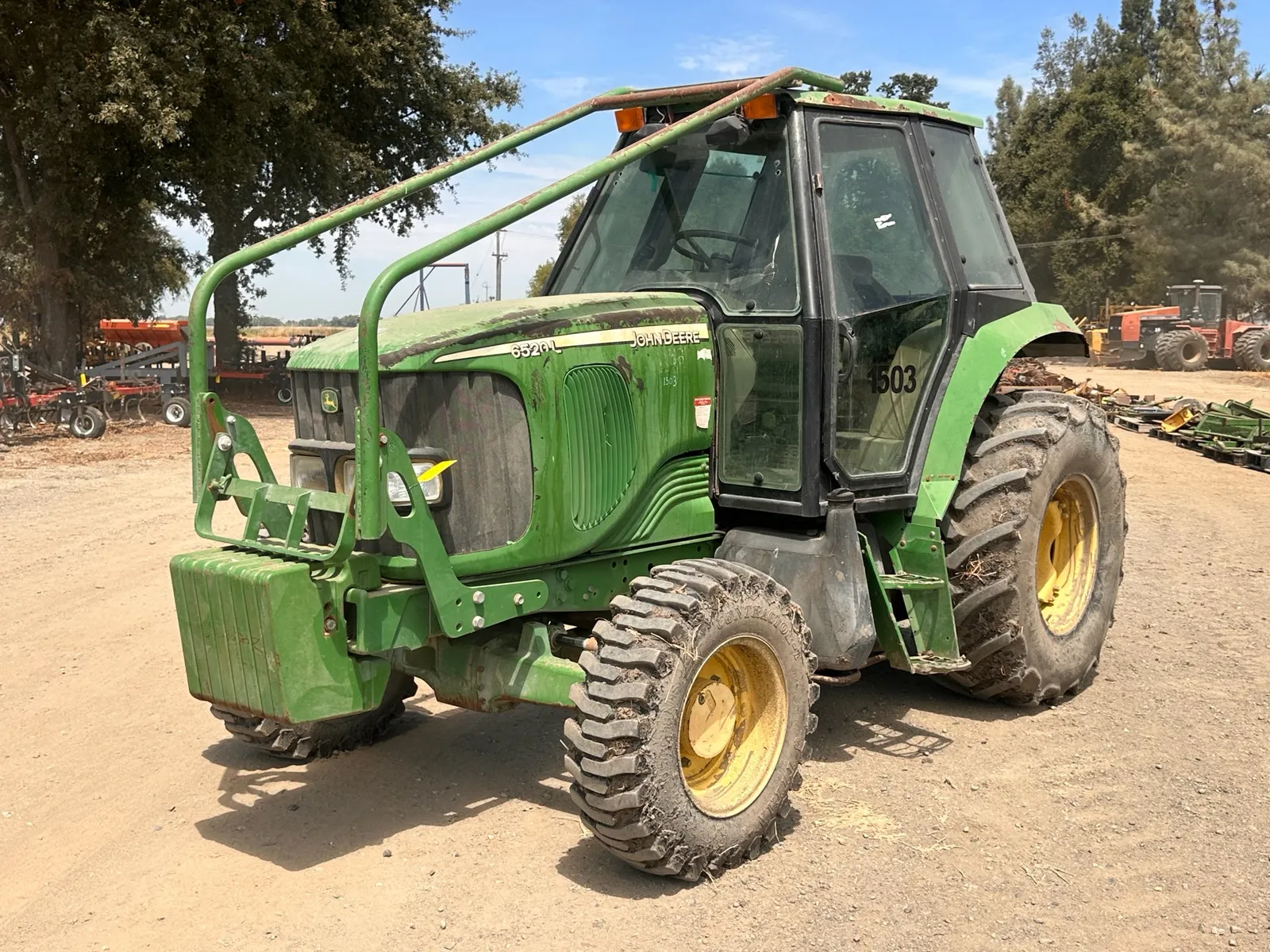 2005 John Deere 6520l 4wd Orchardvinyard Tractor