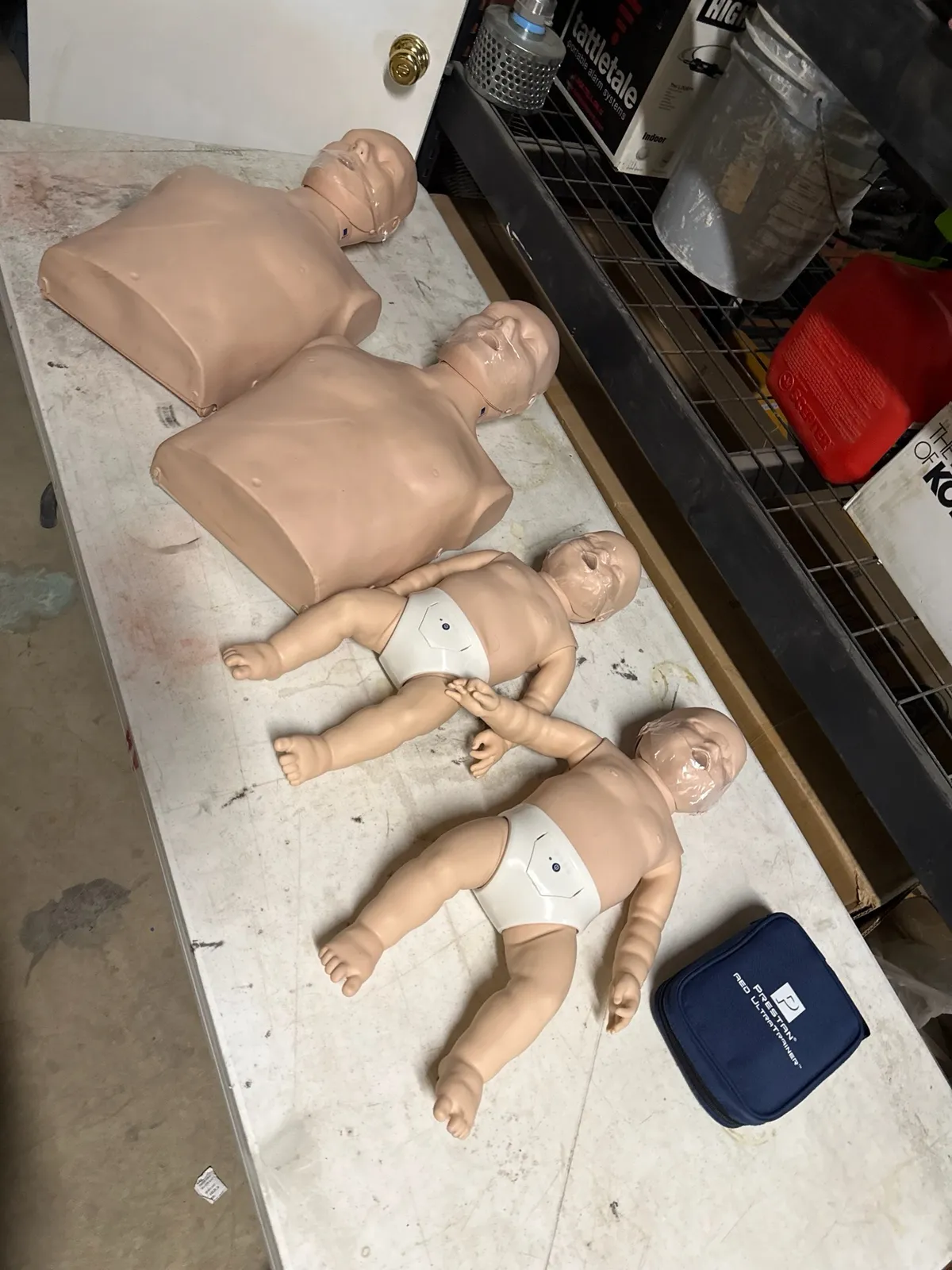 Cpr Training Mannequin Set With Adult And Infant Models